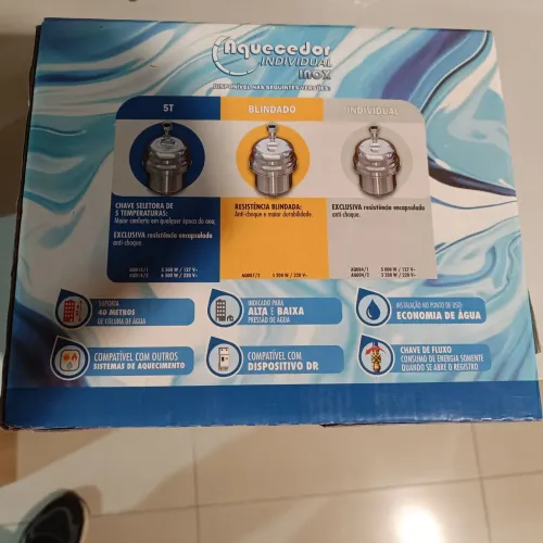 Aquecedor Elétrico para torneirabde Inox Cardal 5T 6500W / 220V