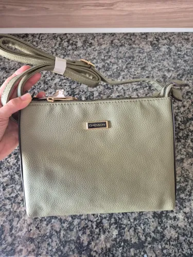 Bolsa transversal Chenson casual - verde pistache