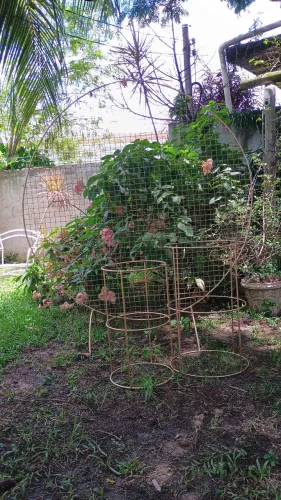 Arco decoração com baquetas 