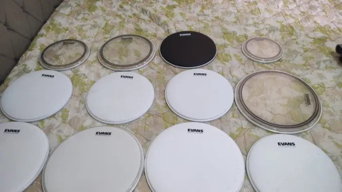 Pele de bateria Evans 08",10",12",14"