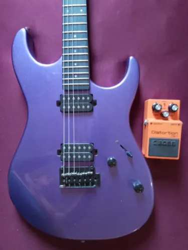 Guitarra Tagima HH e Boss DS1 clássico 