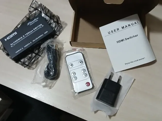 Chaveador HDMI Switcher HDMI 4x1