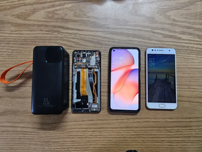 LOTE DE CELULARES XIAOMI MI 11 LITE, ASUS, POWER BANK