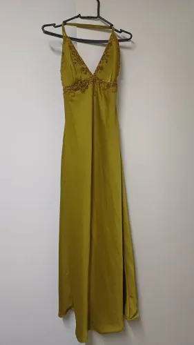 Vestido Festa Verde Miçanga