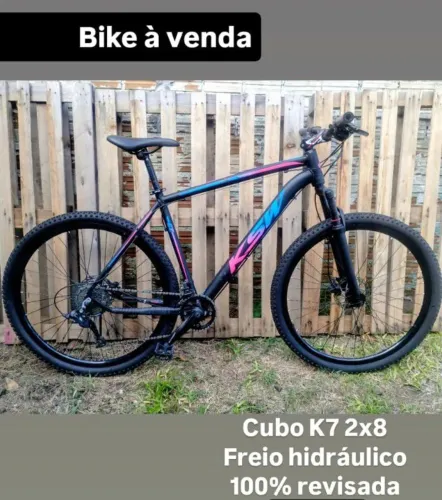  BICICLETA KSW  andei 03 vezes estado de Nova EXELENTE 