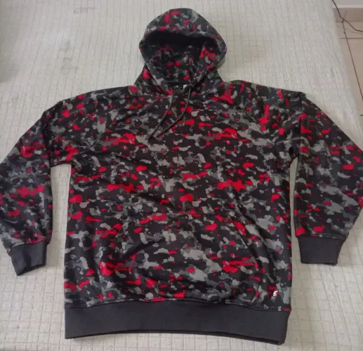 Moletom Canguru Masculino Camuflado - Tamanho GG (XL)