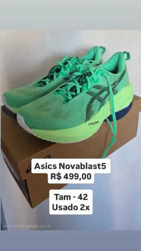Asics Novablast5 - Preço de Ocasião
