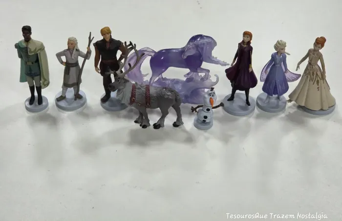 9 Miniaturas Frozen Playset Disney Originais 10cm