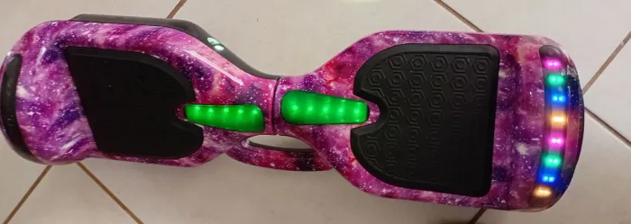 Hoverboard Galaxy Roxo Galáxia 6.5 com defeito
