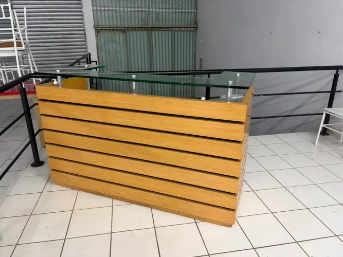 Balcao caixa para restaurante