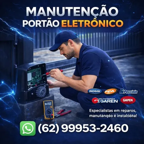 Portão Eletrônico com Defeito? Conserto Rápido Goiânia 