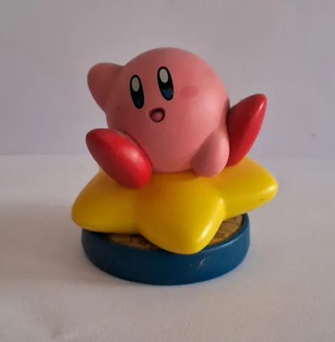 Kirby on warp star Amiibo Nintendo exatamente como na foto