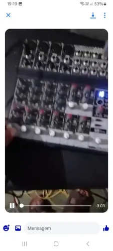 Mesa de som BERING COM EFEITO