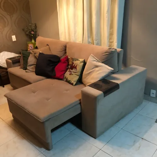 Sofá retrátil 3,20m x 1,20m TOP NOVO