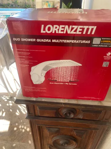 Chuveiro Duo lorenzetti na caixa 220 e