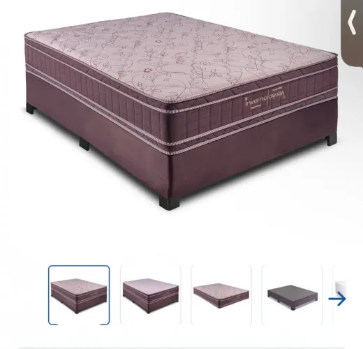 Conjunto cama+colchão casal 