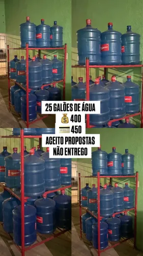 25 GALÕES DE ÁGUA