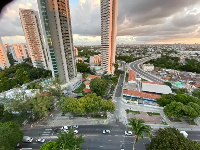 Apartamento no Monteiro Recife 3 Quartos Nascente Andar Alto Vista Livre