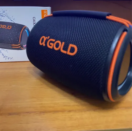 Caixa de som agold 20w de potência 