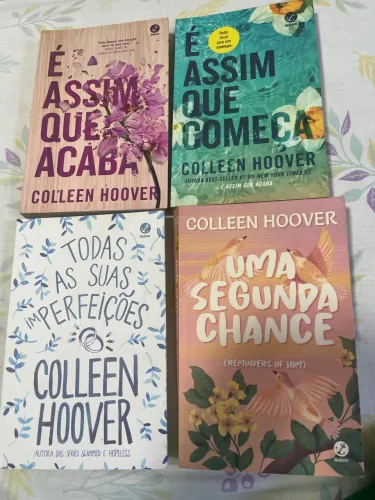 Livros 4 collen Hoover (usados) 