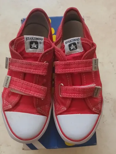 Tênis Starzinho tam 31 vermelho desapego usado com desgastes