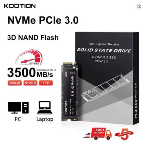 SSD NVMe 512gb 3500mb/s Kootion (NOVO)