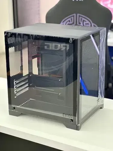 Gabinete Mancer CV100 Purple Edition Preto + 3 Fans
