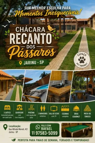 Chácara para eventos familiar *
