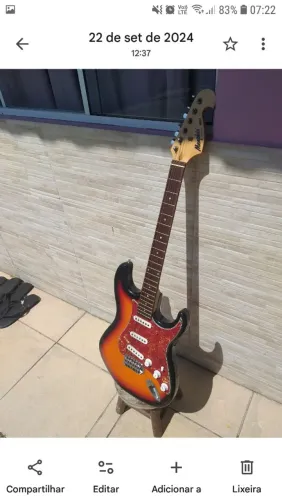 Guitarra Tagima mg com case aceito troca 