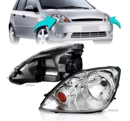 Farol ford fiesta 2002 2003 2004 2005 2006 2007