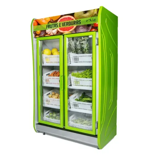 Expositor Refrigerado para Legumes e frutas
