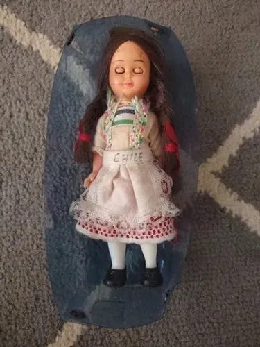 Boneca Antiga Importada Do Chile