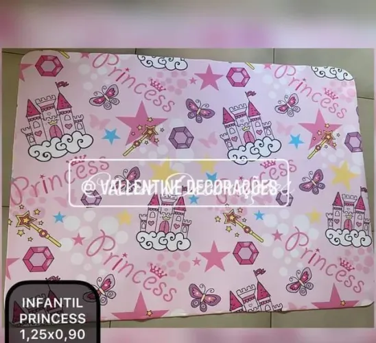 Tapete EMBORRACHADO - INFANTIL MENINA- ROSA