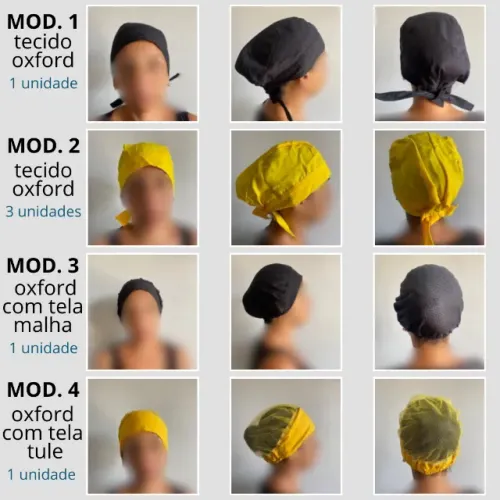  Toucas e aventais diversos