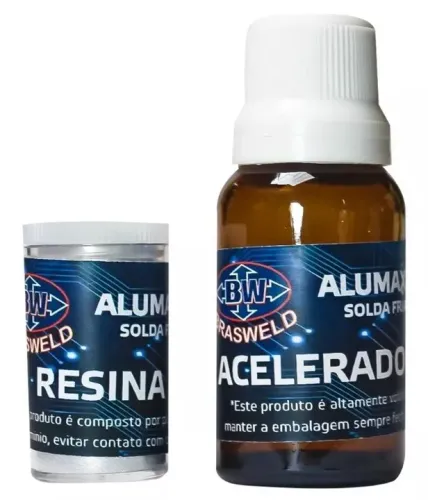 Solda fria alumax para evaporadores de alumínio.