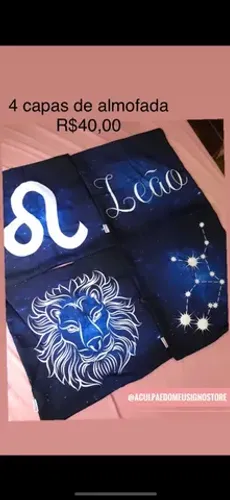 Capas de almofada dos signos 