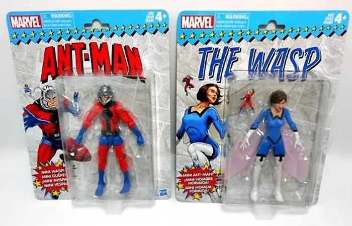 Lote Ant-Man e The Wasp retro card - marvel legends