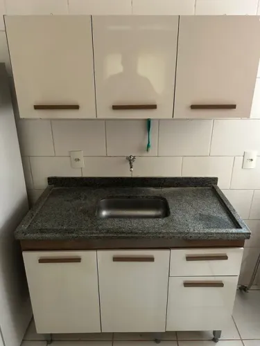 Armário aéreo + balcão de pia 120cm - Entrego em Rio Preto e Região