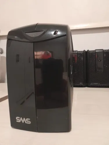 Nobreak SMS Station II 600VA Bivolt Saída 115V Preto 