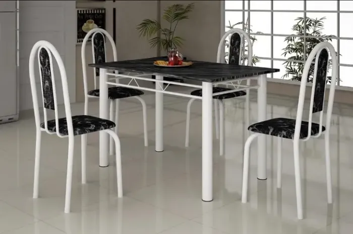 Mesa Indiana 1,20X0,75 , com 4 cadeiras, PRONTA ENTREGA
