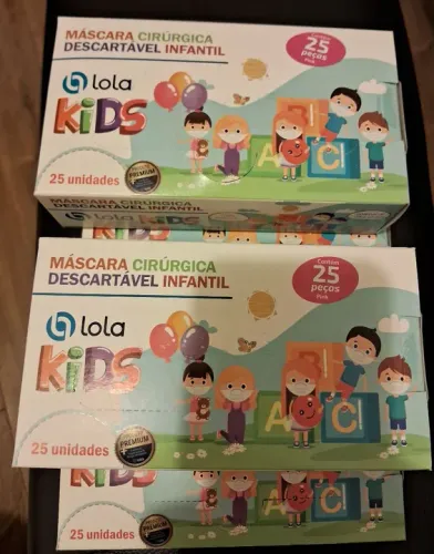 Mascara cirúrgica descartável Infantil 70 caixas