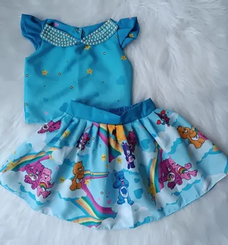 Conjunto temático infantil roupa ursinhos carinhosos