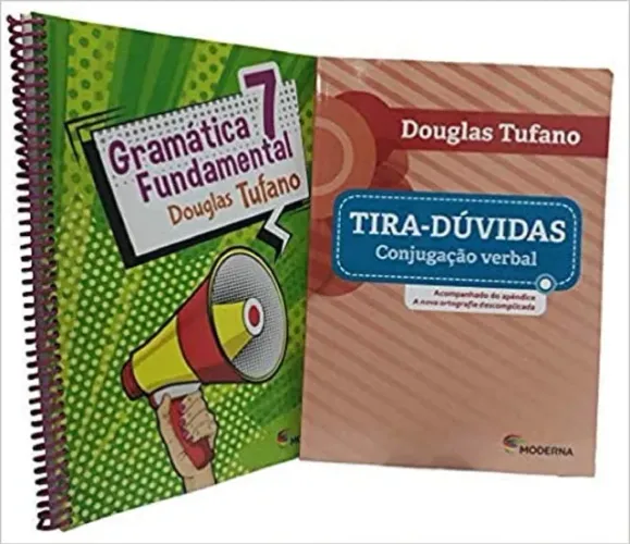 (novo) Gramática Fundamental - 7º ano e Tira-duvidas Conjugação Verbal, Ed Moderna