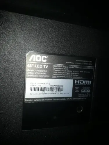 AOC 43S529578G Fonte e Sinal (Preços na descrição)