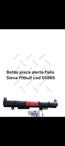 Botão Pisca Alerta Palio Siena Pitbull