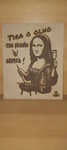 SOB ENCOMENDA : Quadro para área gourmet impressão a laser
