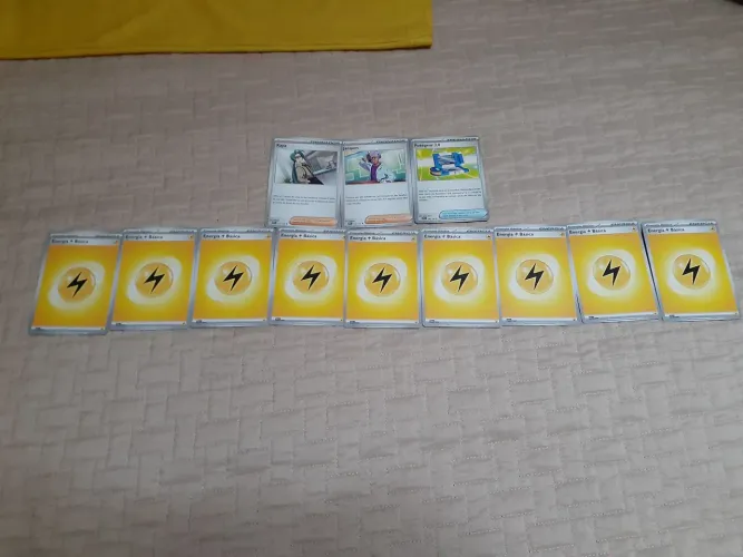 Cartas Pokémon - Energia Raio ,Treinador e item