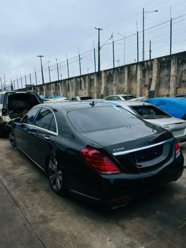 SUCATA MERCEDES BENZ S500 4.7 V8 2014/2015 BLINDADA PARA RETIRADA DE PEÇAS