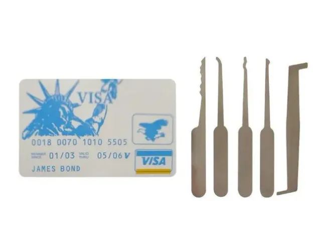 Kit De Chaves Micha De Alta Qualidade Slim Card