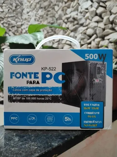Fonte PC Knup 500W KP-522